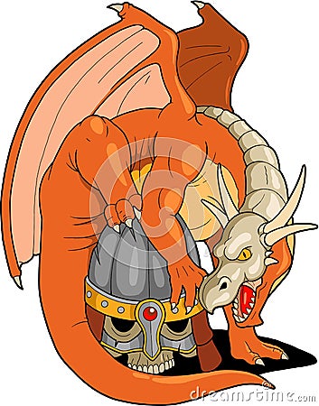 Little dragon Vector Illustration