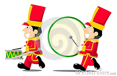 Little drummer boy Vector Illustration