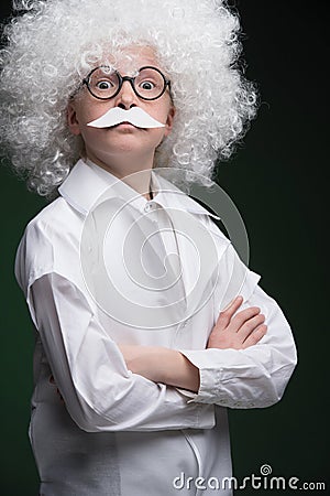 Little Einstein. Stock Photo