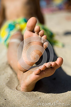 Little feet Stock Photo