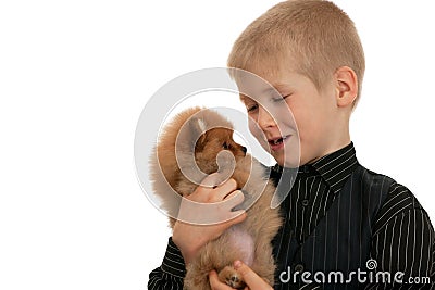 Little friend Stock Photo