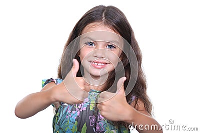 Little girl Stock Photo