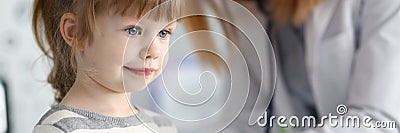 Little girl with doctor Stock Photo