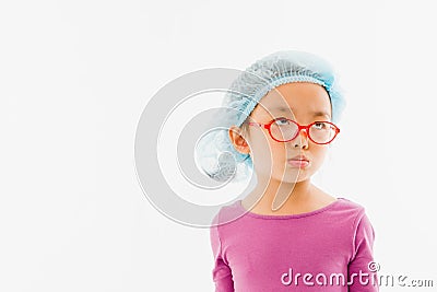 Little girl playing Stock Photo