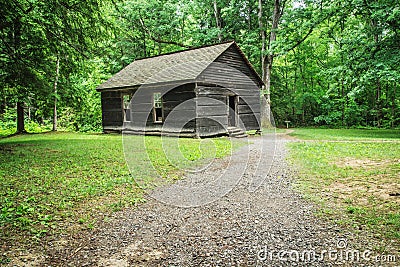 Little Greenbrier School Stock Photo