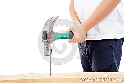 Little hammer Stock Photo