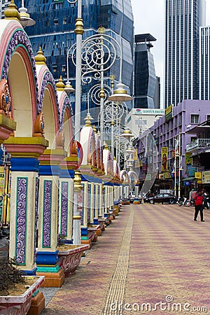 Little India Kuala Lumpur Editorial Stock Photo