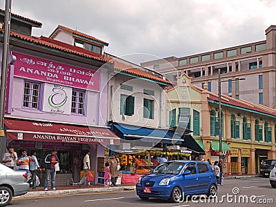 Little India, Singapore Editorial Stock Photo