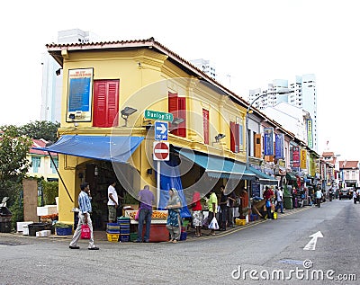 Little India, Singapore Editorial Stock Photo