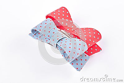 Little ladies elegant hair bows. Stock Photo