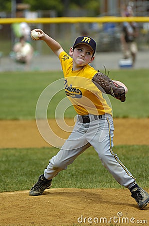 Little league Baseball. Editorial Stock Photo