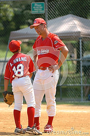 Little league Baseball. Editorial Stock Photo