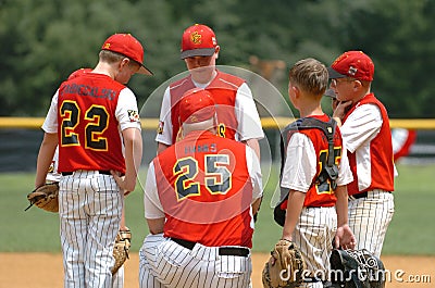 Little league Baseball. Editorial Stock Photo