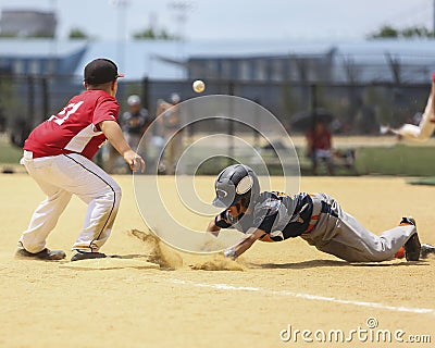 Little League Baseball Editorial Stock Photo