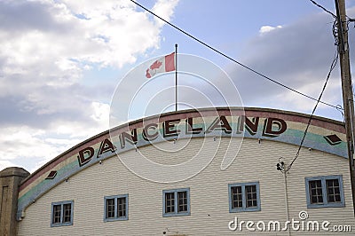 Danceland dance hall, Saskatchewan Editorial Stock Photo