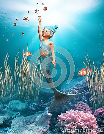 Little Mermaid 1 Stock Photo