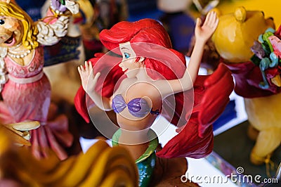 Little Mermaid Figurine Editorial Stock Photo