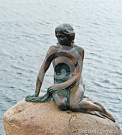 The Little Mermaid Statue Editorial Stock Photo