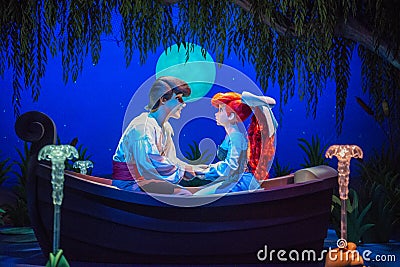 Little Mermaid Undersea Adventure Disney World Editorial Stock Photo