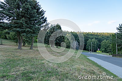 Little mountain in Friedrichroda - Thuringia Stock Photo