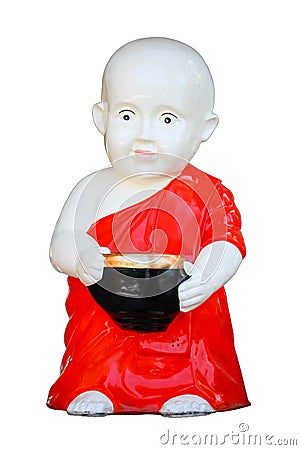 Little neophyte statue Stock Photo