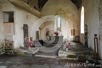 Little old church of Kalla Stock Photo