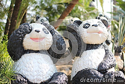 Little panda Stock Photo