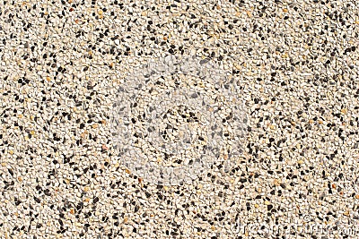 Little pebbles texture, walkway surface, textured background Stock Photo