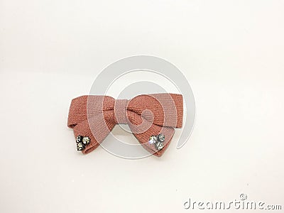 Little pink clip hair Stock Photo