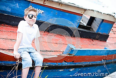 Little pirate Stock Photo