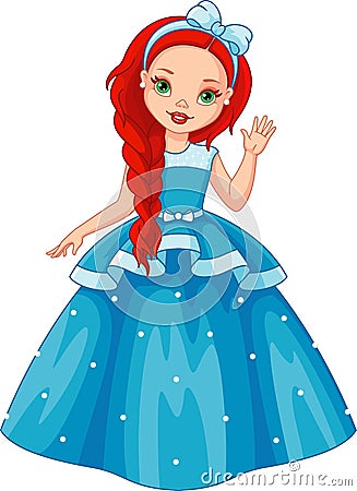 Little Princess Vector Illustration