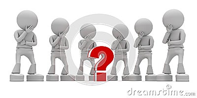 Little question Stock Photo