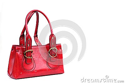 The little red purse Stock Photo