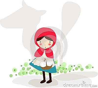 Little Red Riding Hood Stock Photo