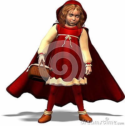 Little Red Riding Hood Stock Photo