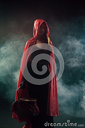 Little Red Riding Hood Stock Photo