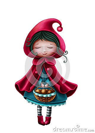 Little red riding hood Stock Photo