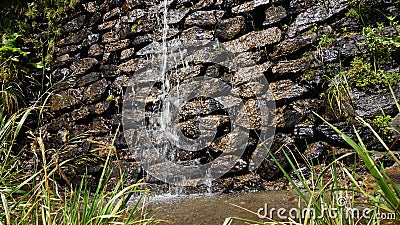 Little river of rocks Stock Photo