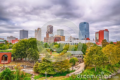 Little Rock, Arkansas City Skyline Editorial Stock Photo