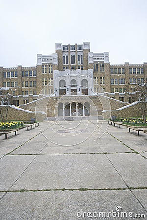 Little Rock Historic Central High School Editorial Stock Photo