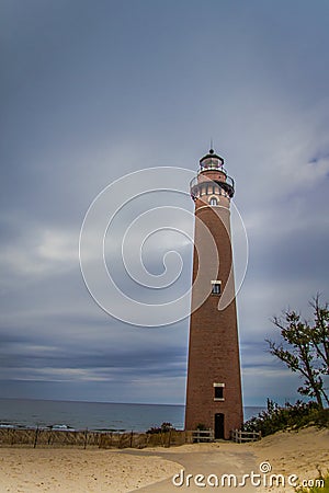 Little Sable Point Lighthouse Stock Photo