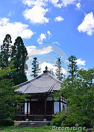 Little shrine of Daikakuji temple, Kyoto Japan. Stock Photo