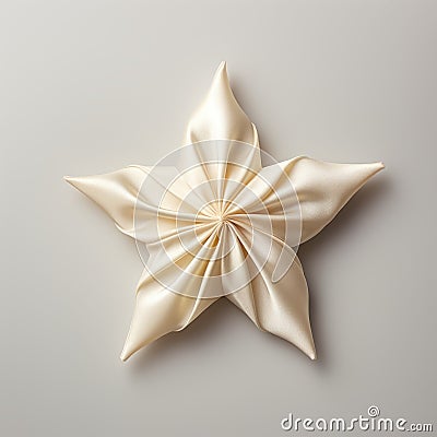 Little Star: Elegant Folded Taiwanese Paper Art Inspired By Lilia Alvarado Stock Photo