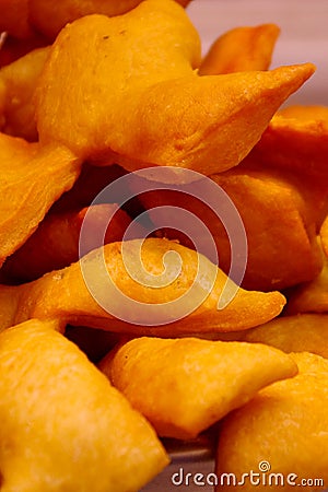 Little stars forms, sweet doughs, traditional dessert in Ecuador Stock Photo