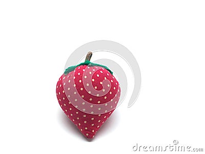 Little strawberry clip hair Stock Photo