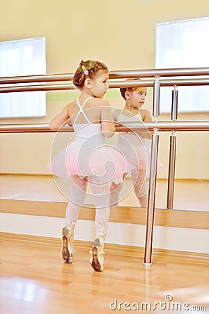 Little sweet ballerina Stock Photo