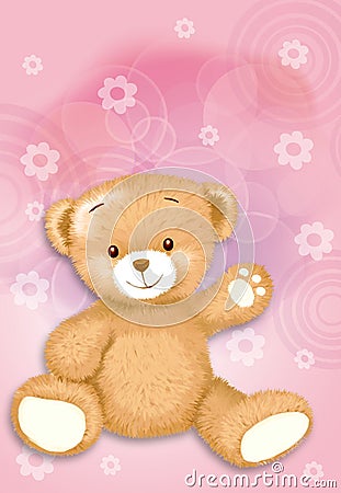 Little teddy bear Stock Photo