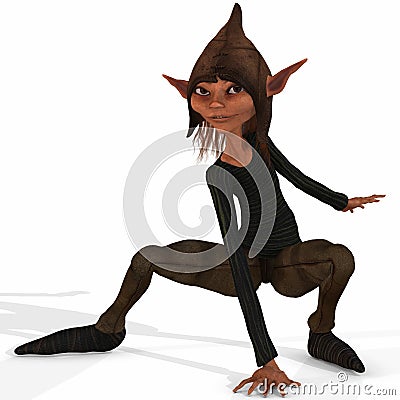 Little Troll Stock Photo