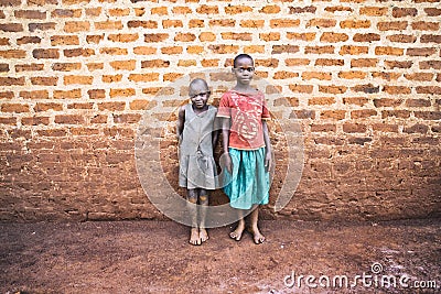 Little ugandan children in Jinja Editorial Stock Photo