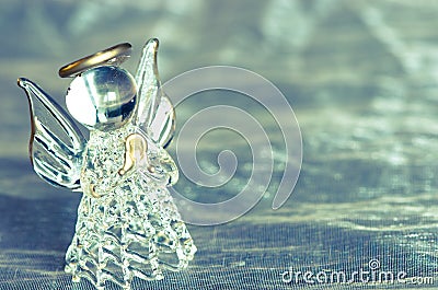 Little vitreous angel Stock Photo